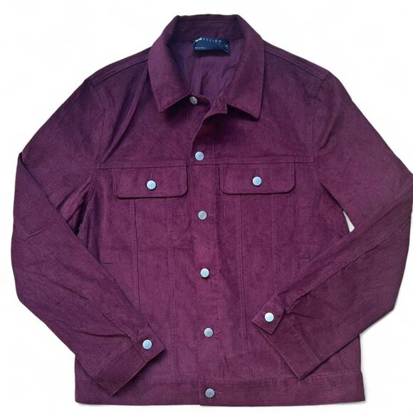 NWT burgundy corduroy Jacket, MEN M - Picture 1 of 2